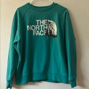 The North Face Turquoise Crewneck